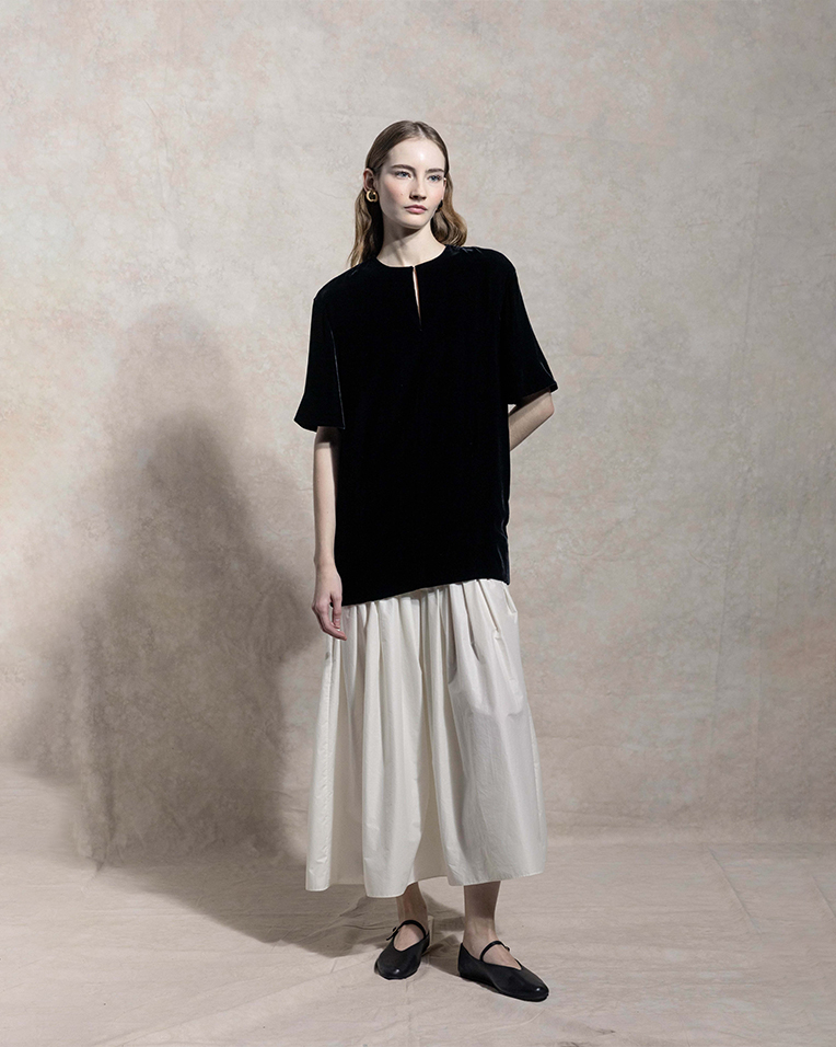 ARIA 拼接长袍裙